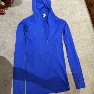 lululemon athletica Vibrant Blue Hoodie